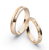 Rauschmayer Trauringe mit 10 Brillanten 0.05 ct. -  73-50034